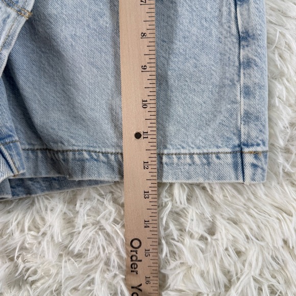American Eagle Denim Jean Skort Light Wash Size 4 Chic Summer Casual Y2K 90s - Picture 7 of 12